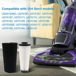 Aspiradora vertical compatible con Dirt <span class=keywords><strong>Devil</strong></span> al por mayor Pre Motor Endura juego de filtros para atrapar olores F112 Manual para el hogar - Product Image 3