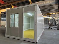 20ft Installation rapide mobile Coffre-fort de luxe préfabriqué X Maison de conteneur pliable modulaire temporaire