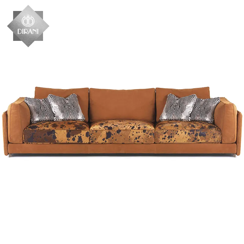 livingroomsofas living room furniture orange sofa European 2 seater modern fabric sofas sectional luxury sofa lounge set