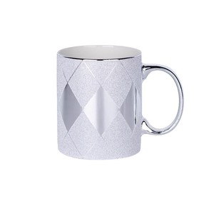 Tazas de Cerámica de 330 ml con Diseño de Estrella Plateada Electrochapada, Diseño Moderno y Lujoso, Regalo para Café, Leche o Agua - Product Image 4