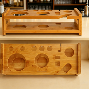 Juego de Herramientas de Bar, Juego de Coctelera de 24 Piezas, Kit de Barman Perfecto para el Hogar, Herramientas para Mezclar Bebidas con Soporte - Product Image 4