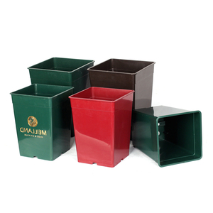 Planter Vuông Hình Bán Buôn Vườn Mini Flower Pots Nhà Cung Cấp Nursery Nhựa 2021 Thiết Kế Mới Ngoài Trời Và Trong Nhà Hiện Đại - Product Image 3