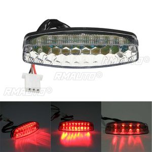 Feu arrière LED pour moto, 18 LED, feu stop, clignotant, rouge, pour moto tout-terrain 50cc-125cc, scooters, ATV, quad - Product Image 2