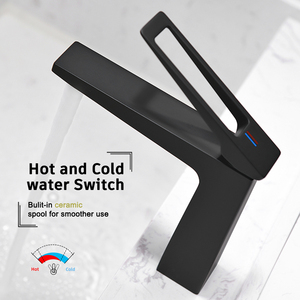 Brass rửa mặt vòi nước lưu vực Vanity nước TAP đen lưu vực vòi nước cho phòng tắm - Product Image 3