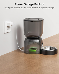 Smart 3L Visual <b>WIFI</b> APP Remote Anti-jam Timed Automatic Pet Cat Feeder With Stainless Steel Bowl - Product Image 6