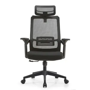 Bán buôn hiện đại màu đen lưới điều chỉnh ghế văn phòng lưới Ergonomic Ghế điều hành