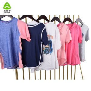 Tuyệt vời thứ hai tay quần áo sử dụng quần áo mùa hè phụ nữ áo thun bán hàng nóng trong Philippines - Product Image 1