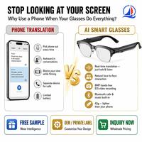 Lunettes intelligentes IA semi-cerclées OEM avec caméra EIS 8MP et traduction en temps réel, appels Bluetooth et enregistrement pour la vente en gros