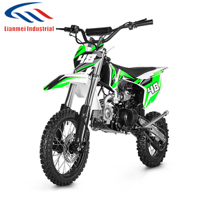 Lianmei Four Stroke <b>Gasoline</b> Motorcycle Dirt Bike for Adults with Kick Start and 50km/h Speed - Product Image 1