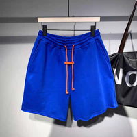 Shorts Bermuda décontractés pour hommes de haute qualité, design personnalisé, taille mi-haute élastique, uni, respirant, polyester/coton, poche, shorts d'été
