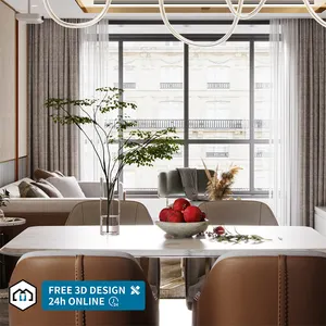 Disegni e file 3Ds Villa di lusso architettonica contemporanea servizio di progettazione di Rendering 3d interior Design all'ingrosso