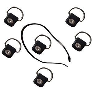 Kit d'accessoires pour kayak, équipement d'extérieur, corde élastique de 8 mm avec anneau en D, crochet en acier inoxydable, sangle de fixation pour utilisation en extérieur - Product Image 4