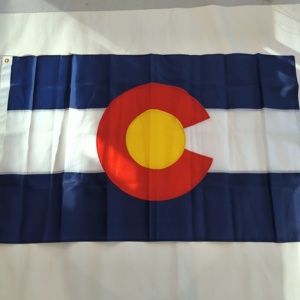 Colorado <b>Flags</b> for Outside 3 X 5 ft Heavy Duty & Fade Resistant Outdoor Oxford Fabric U.S. State <b>Flag</b> with Embroidered Pattern - Product Image 1