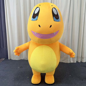 Mascottes de personnages de dessins animés populaires <span class=keywords><strong>Pikachu</strong></span> Charmander, mascottes d'animaux gonflables faites à la main pour cosplay - Product Image 1