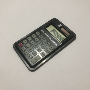 Dual Power Calculator 12 Digit Display Black Portable Accounting Calculator With Battery Included - Product Image 5
