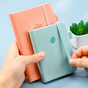 Portable Mini Pocket Notebook A6/A7 200 Pages 100gsm Small <b>Work</b> Meeting Record Memo Journal 100 Sheets With Pen Daily Write - Product Image 2