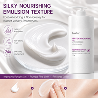 Lotion apaisante professionnelle pour salon 1000g, multi-peptides, anti-âge, nourrissante, hydratation intense, soin de la peau, vente en gros