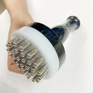 Accesorios para masajeador bioeléctrico, cepillo meridianal con mango y púas metálicas para terapia de masaje Gua Sha - Product Image 4