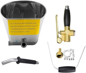 Pulvérisateur portatif à alimentation par gravité à haute pression d'acier inoxydable pour le réservoir 3.<span class=keywords><strong>5L</strong></span> personnalisable d'OEM de stuc de plâtre de mur en béton - Product Image 4