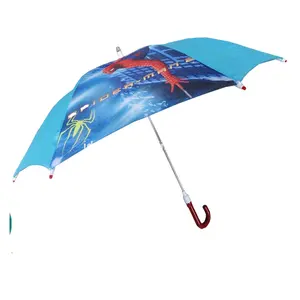 şemsiye mutfak tasarım Suppliers-Yeni tasarım örümcek adam çizgi film karakteri şemsiye çocuklar için