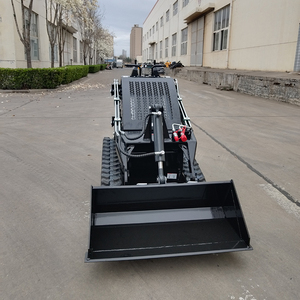 Mini chargeuse pneumatique Offre Spéciale chargeuse sur chenilles Skid Steer avec chenilles Mini chargeuse compacte polyvalente à vendre - Product Image 4