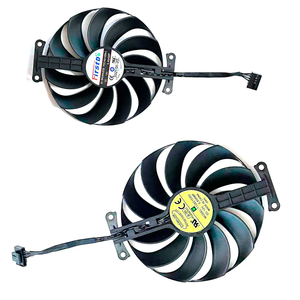 Ventilateur de remplacement pour carte graphique ASUS Radeon <span class=keywords><strong>RX6400</strong></span> 4GB PHOENIX OC, flambant neuf, T129215SU FDC10U12D9-C 95MM 6PIN - Product Image 2