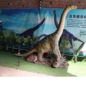 Modelo de Dinosaurio Braquiosaurio Animatrónico de 6 Metros de Largo, Tamaño Real, para Jardín, Centro Comercial, Parque de Aventuras - Product Image 1