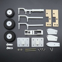 Planche KT assemblée SU27 avec direction des roues avant, train d'atterrissage en nylon résistant aux chutes pour avion à aile fixe RC DIY
