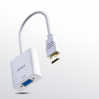 Cable Convertidor de Alta Calidad de 1080P a VGA con Interfaz Chapada en Oro y Revestimiento de PVC