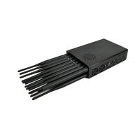Détecteur de signal portable personnalisable à 16 antennes Téléphone GSM 2G 3G 4G 5G WIFI GPS Lojack VHF UHF Amplificateur