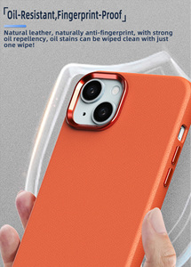 Étui de téléphone en <span class=keywords><strong>cuir</strong></span> de luxe de haute qualité, élégant et doux pour la peau pour Iphone11/<span class=keywords><strong>12</strong></span>/13/14 - Product Image 2