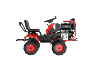 Hwasdan 11HP 13HP Mini tracteur agricole multifonctionnel 4x4 roue 2WD tracteur de marche électrique équipement agricole durable - Product Image 4