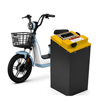 Paket Baterai LiFePO4 48V 12Ah untuk Skuter Listrik Kendaraan Listrik 2 Roda Baterai Lithium dengan BMS Pintar Kustom Pabrik OEM