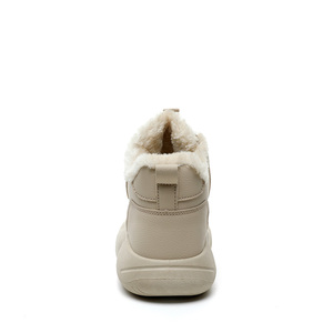 Zapatillas deportivas de algodón de caña alta con forro de felpa, novedad de invierno 2026, para estudiantes, que aumentan el calor y absorben los impactos. - Product Image 5