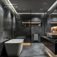 Nouveau design, projecteur extérieur en aluminium IP54 étanche, encastré au plafond, pour salle de bain, cuisine, hôtel, éclairage certifié