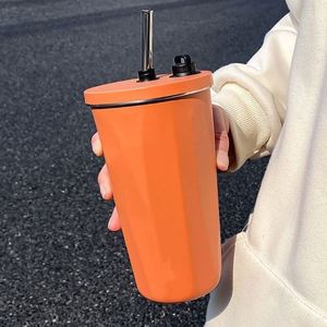 Eco Friendly Modern 500Ml Adults Sport Stainless Steel Vacuum Water Bottle Flask <b>Double</b> <b>Wall</b> Coffee Mug With Lid - Product Image 1