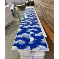 Panneau mural et de plafond en PVC 3D décoratif moderne, imperméable, ignifuge et épais pour intérieur