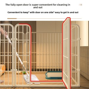 Klassieke multifunctionele hondenren in kleine, middelgrote en grote maten, vierkante buis hondenkooi - Product Image 5