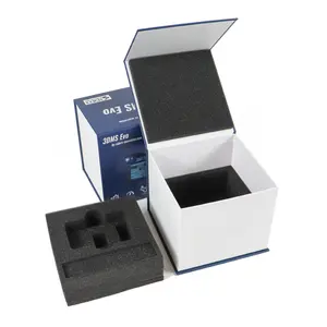 折り畳み式フリップトップボックス磁気キャッチ付き硬質紙包装マグネットボックス卸売磁気ジュエリーボックス