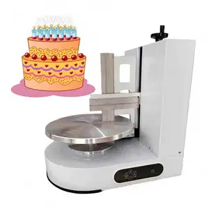 High quality layer cake making machine butter jam cream coating machine wedding cake decorating machine