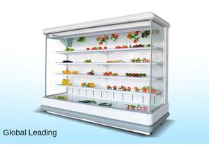 Refrigerador de exhibición de frutas y verduras del fabricante Enfriador de supermercado Enfriador abierto - Product Image 5