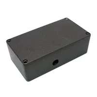 Gabinete de pedal de alumínio molde de alumínio 1590n1 125b 120x66.5x39.5mm