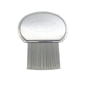 OEM profesional anak besi tahan karat kutu kutu kutu buku sikat penghilang spiral kepala rambut spiral sisir spiral - Product Image 1