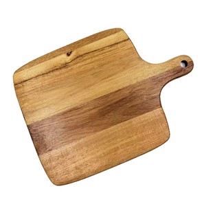 Planche à découper en bois 37,5x28x1,5cm, rectangulaire en bambou, pour la cuisine et la maison - Product Image 1