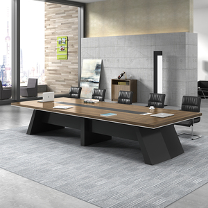 โต๊ะเก้าอี้ประชุมยาวสำหรับสำนักงานแบบหรูหรา - Product Image 5