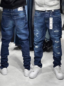 <span class=keywords><strong>Jean</strong></span> cargo en denim vintage pour <span class=keywords><strong>homme</strong></span>, <span class=keywords><strong>coupe</strong></span> <span class=keywords><strong>droite</strong></span>, taille mi-haute, délavage moyen, idéal pour l'été – Nouvelle collection, haute qualité, vente en gros - Product Image 4
