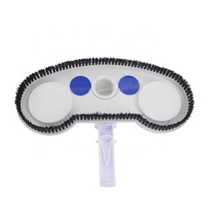 Cabezal <span class=keywords><strong>de</strong></span> vacío con cepillo para <span class=keywords><strong>piscina</strong></span>, accesorios para <span class=keywords><strong>piscina</strong></span>, forma ovalada, <span class=keywords><strong>limpieza</strong></span> inferior subacuática - Product Image 4