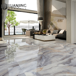 Polished <strong>Grey</strong> <strong>Marble</strong> Porcelain <strong>Tiles</strong> 750x1500mm Luxury Glossy Calacata White Stone Look Floor <strong>Tiles</strong> - Product Image 2