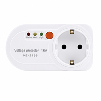 Protecteur de tension pour appareils électroménagers Puluos KE-2188 avec prises de type européen, américain, britannique et australien