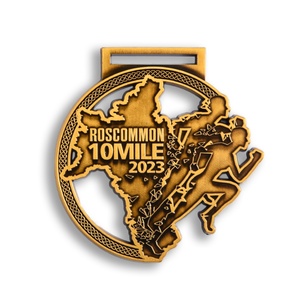 Fabricante de Medallas, Medalla Deportiva Personalizada de Metal 3D en Oro, Bronce y Estilo Antiguo para Premios de Carreras - Product Image 4